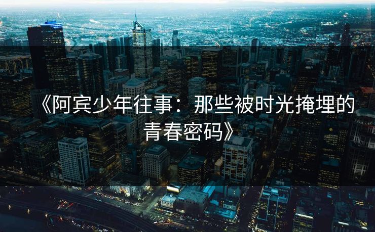 《阿宾少年往事：那些被时光掩埋的青春密码》